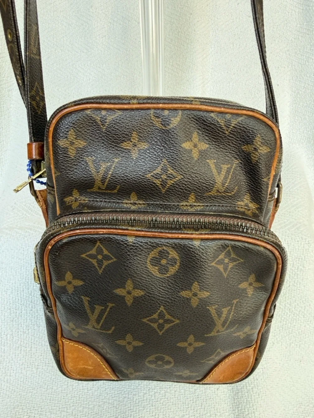 Louis Vuitton Monogram Canvas Messenger Bag in Brown and Tan